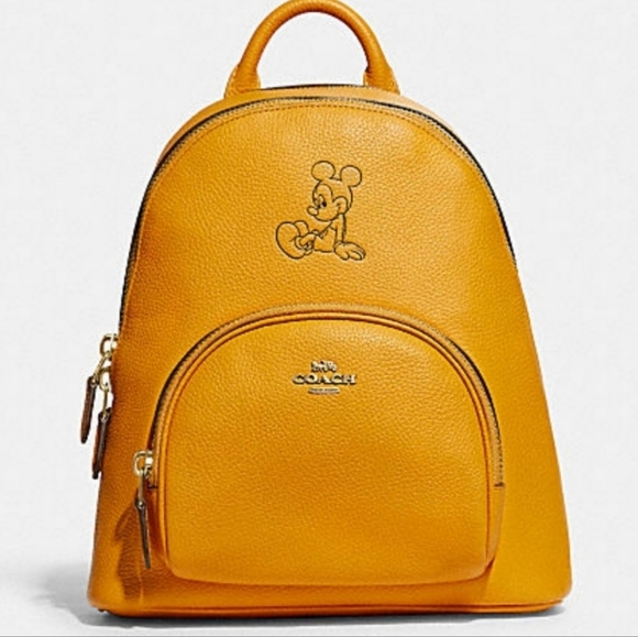 Disney x Coach Carrie Backpack 23 with Mickey Mouse used 1 time no flaws… - Picture 8 of 8